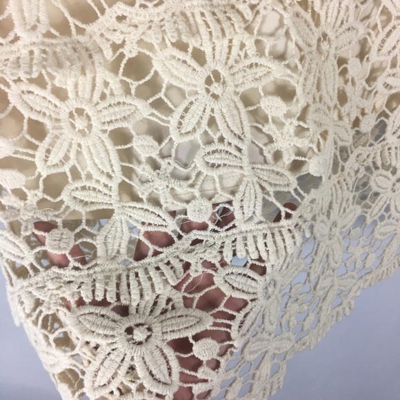 Solitude Cream Lace Skirt - Picture 2 of 5